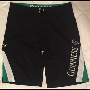 Guinness Surf/Swim/Board Shorts. EUC. Sz 34